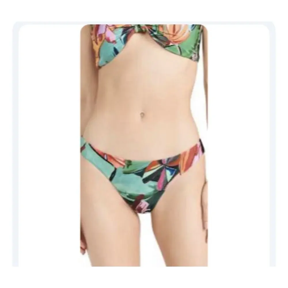 Farm Rio Banana Foliage Bikini Hot Pants Bottoms Size Large